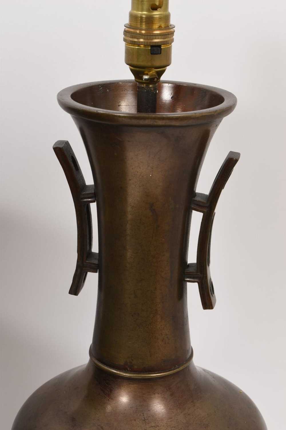 Large Japanese bronze jardinière - Image 6 of 7