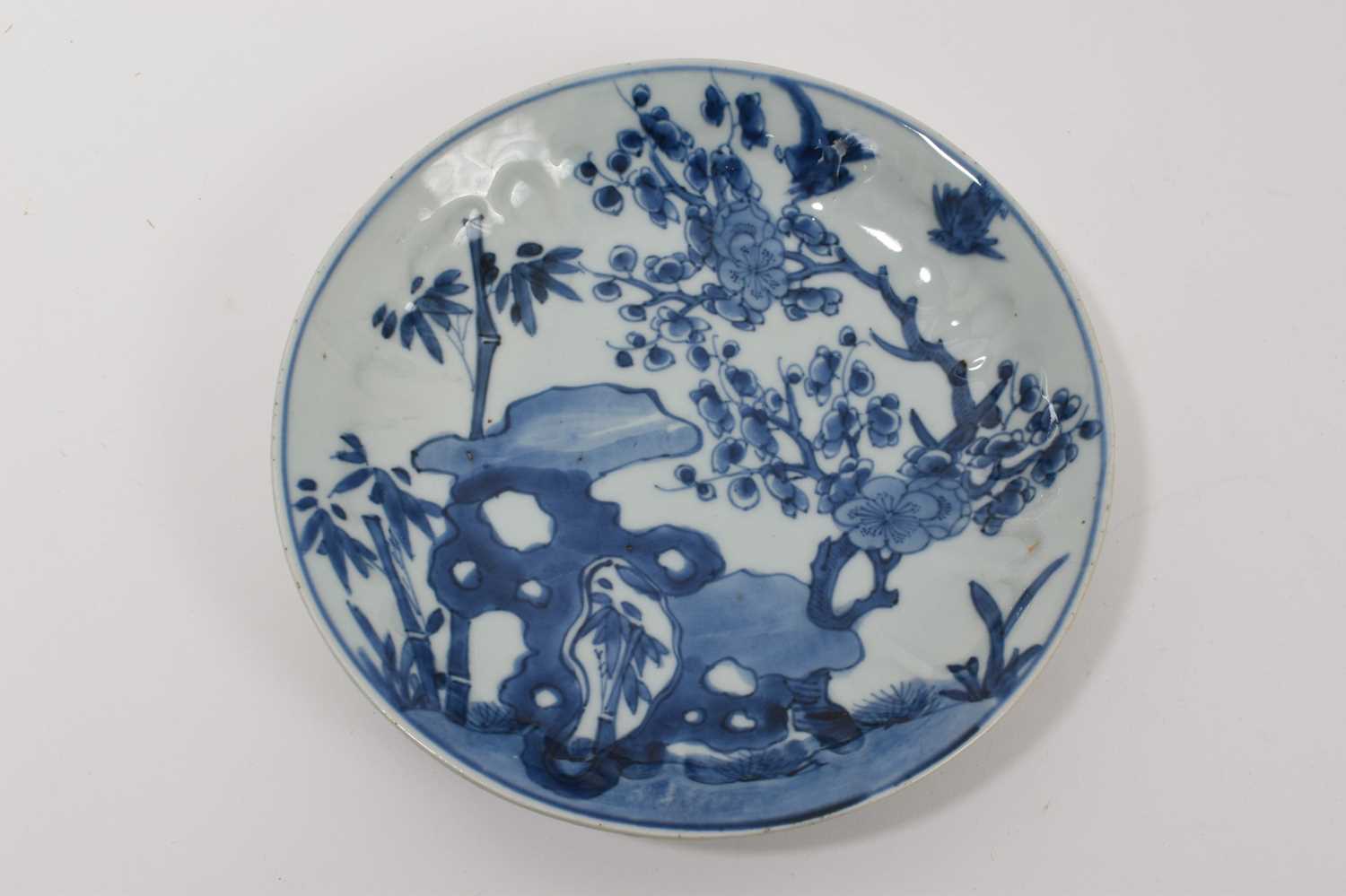 Chinese blue and white dish