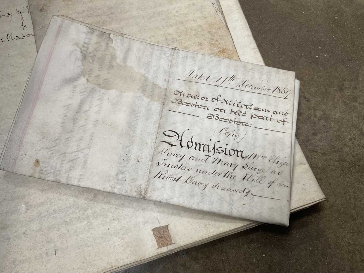 Large collection of indentures on vellum and paper, 17th century and later - Image 11 of 77