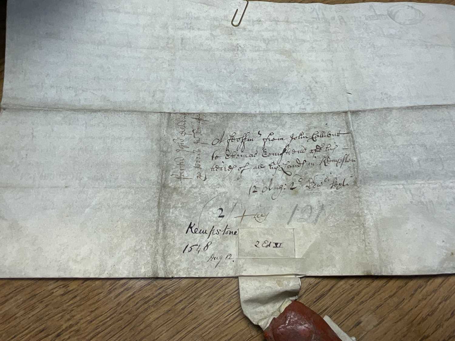 Of Norfolk interest: Good collection of early indentures on vellum and paper - Image 45 of 58