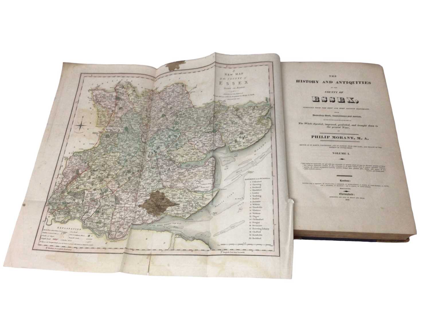 Philip Morant - The History and Antiquities of the County of Essex, compiled from the best and most - Image 2 of 6