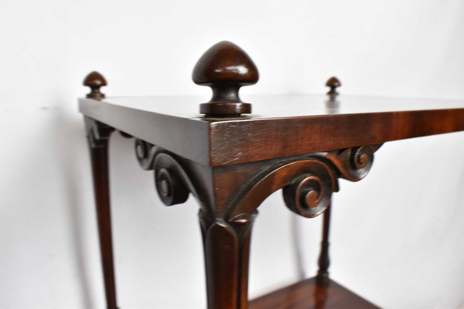 Mid 19th century mahogany whatnot - Image 7 of 7