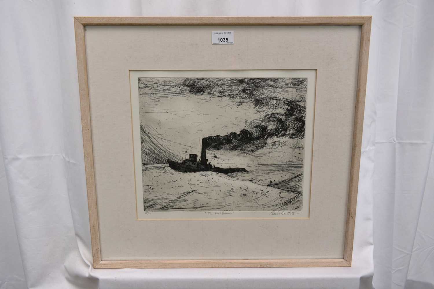 *Charles Bartlett (1921-2014) etching - The Coal Burner, signed titled and numbered 15/60, 25cm x 30 - Image 2 of 4
