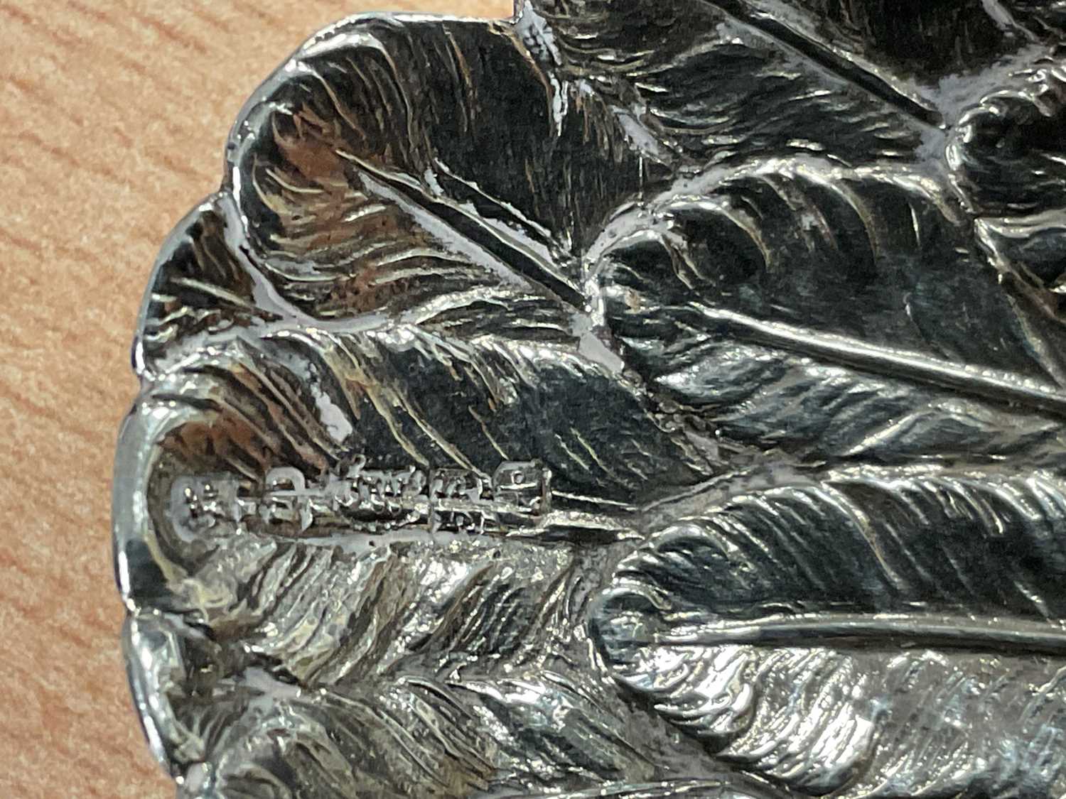Rare eagle's head silver caddy spoon by Joseph Wilmore - Image 5 of 8