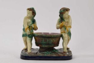 19th century Minton Majolica sweetmeat dish / table centre