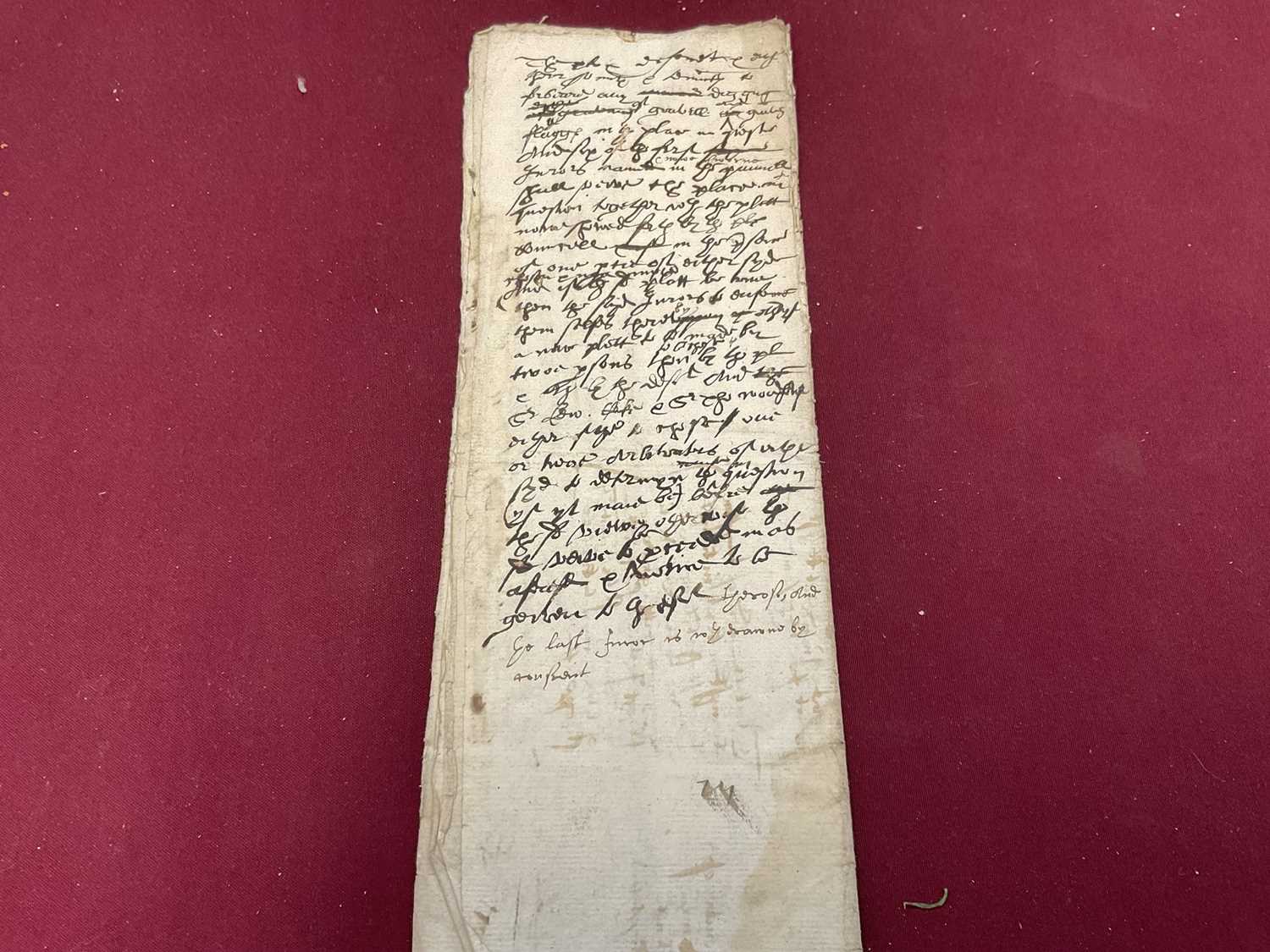 Of Norfolk and Sir Edward Coke (1552-1634) interest: Large archive of indentures on vellum and paper - Image 66 of 73