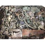 Collection of metal detecting finds, Roman and later