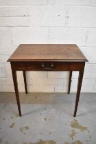 George III mahogany side table