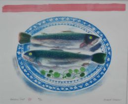 *Bernard Cheese (1925-2013) signed limited edition print - Rainbow Trout, 44/50, 40cm x 48cm in glaz