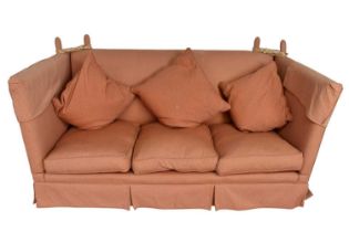 Traditional Knowle three-seater sofa