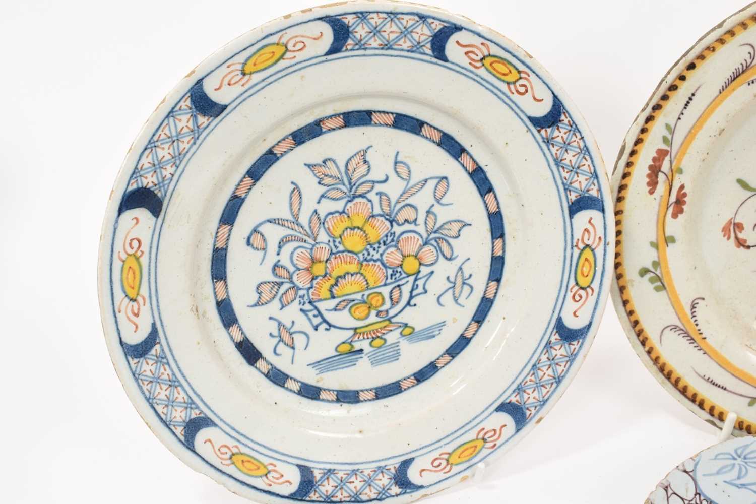 Seven assorted Delftware plates - Image 2 of 8