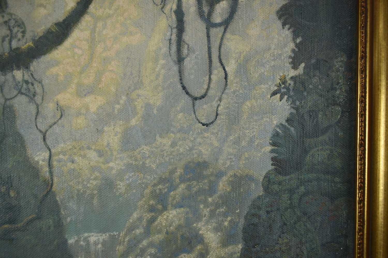 *Ernest Wallcousins (1883-1976) oil on canvas - The Entrance to Eldorado - Image 7 of 13
