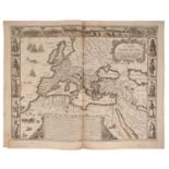 John Speed 17th century engraved map of The Romane Empire