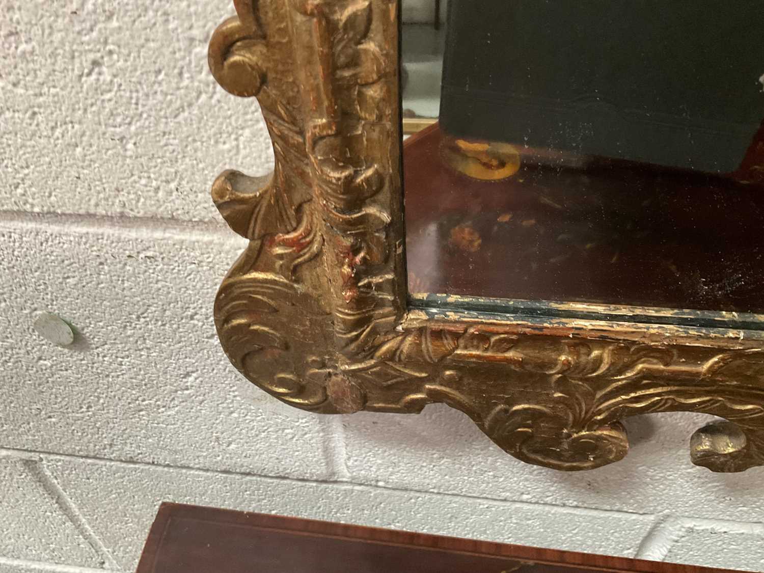 George I giltwood wall mirror - Image 11 of 25