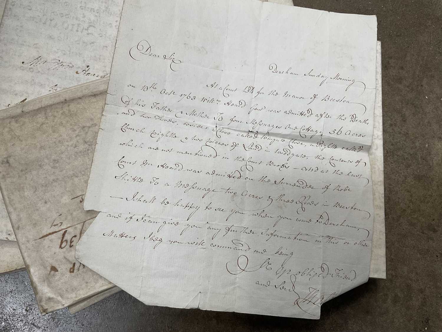 Large collection of indentures on vellum and paper, 17th century and later - Image 12 of 77