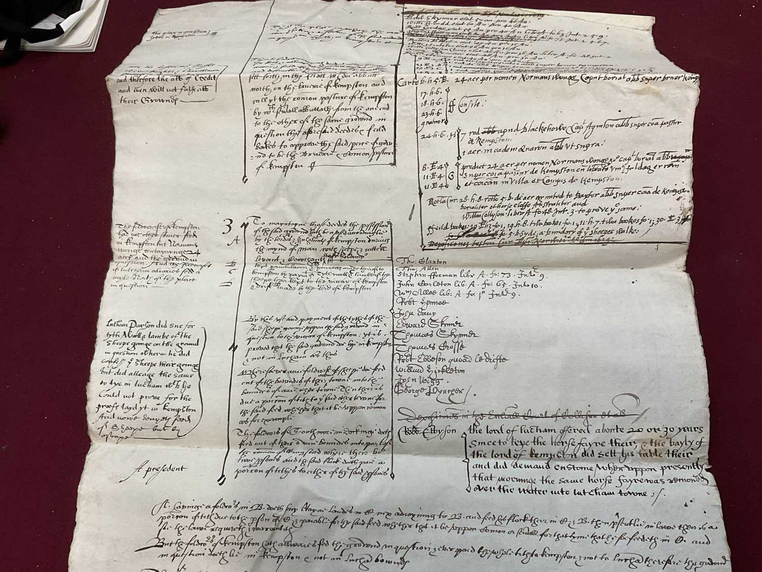 Of Norfolk and Sir Edward Coke (1552-1634) interest: Large archive of indentures on vellum and paper - Image 57 of 73