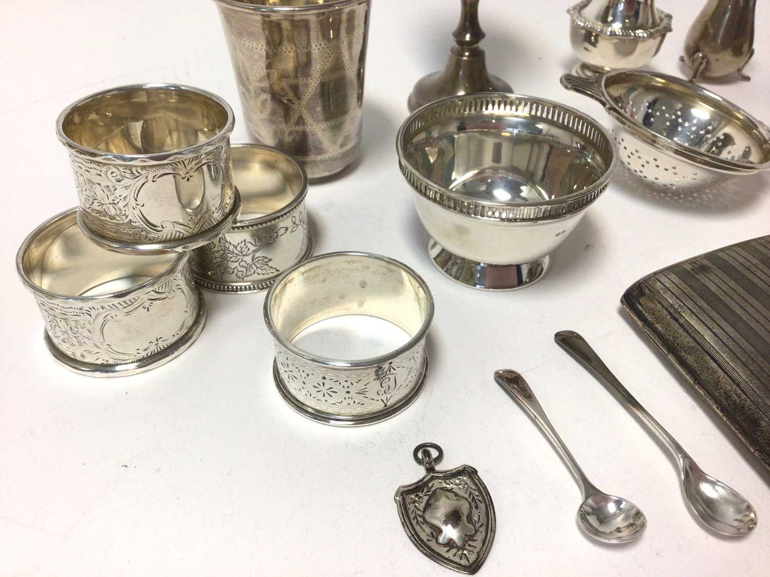 Selection of miscellaneous Victorian and later silver - Image 2 of 5