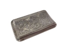 19th century Dutch silver snuff box