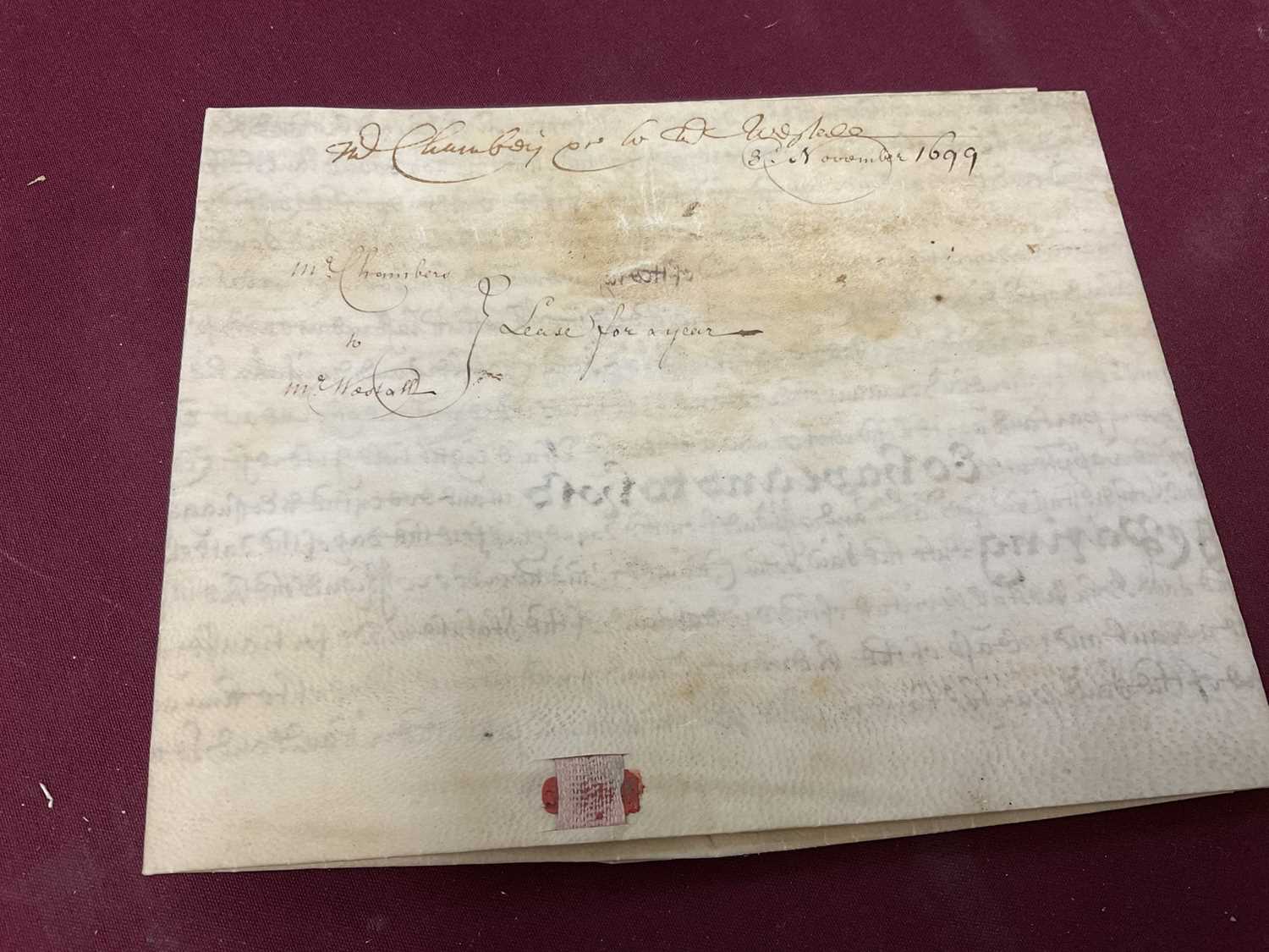 Large collection of indentures on vellum and paper, 17th century and later - Image 36 of 77