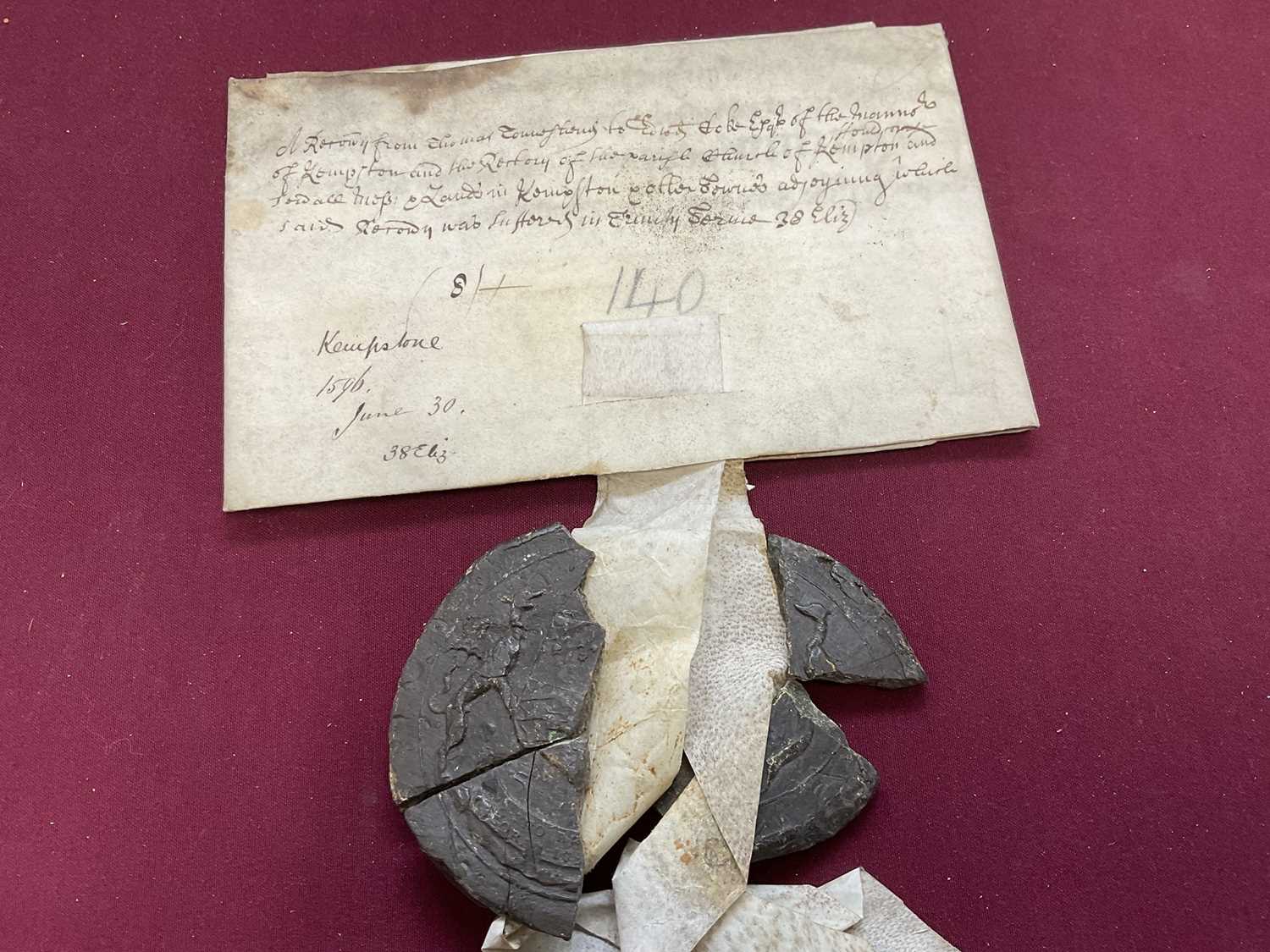 Of Norfolk and Sir Edward Coke (1552-1634) interest: Large archive of indentures on vellum and paper - Image 39 of 73