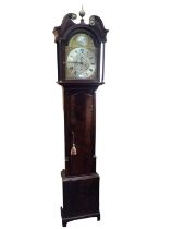 R. Welsh, Dalkeith, late 18th century 8 day longcase clock
