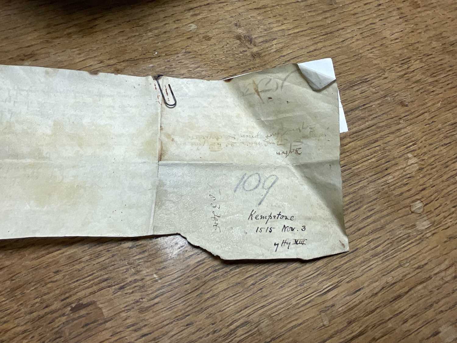 Of Norfolk interest: Good collection of early indentures on vellum and paper - Image 47 of 58
