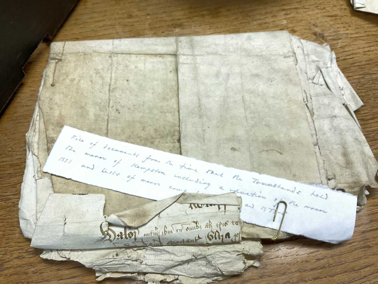 Of Norfolk interest: Good collection of early indentures on vellum and paper - Image 32 of 58