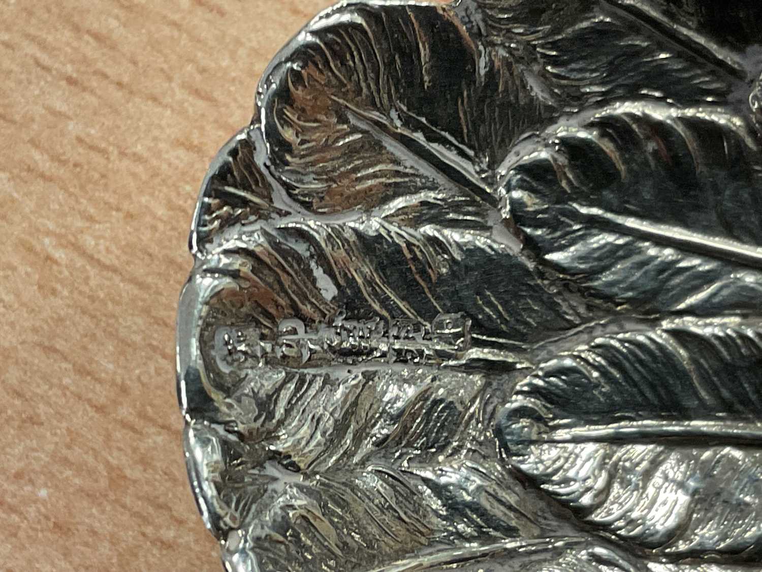 Rare eagle's head silver caddy spoon by Joseph Wilmore - Image 3 of 8