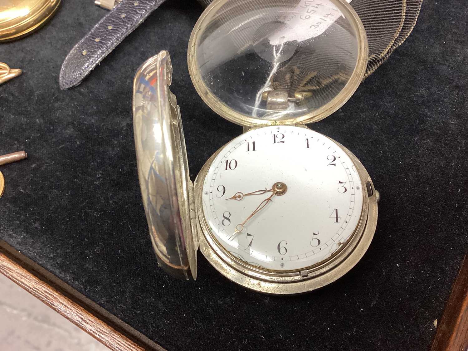 Early 19th century silver open pair-cased pocket watch and another similar - Image 8 of 12