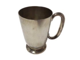 Early 20th century silver mug