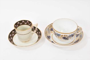 Wedgwood bone china breakfast cup and saucer, circa 1814-22, and a Wedgwood pearlware French Shape c