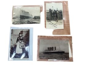 GB mixed postcards to inc RMS Lusitania (NB original photo, date stamped 1908, launch of QTSS 'Maure