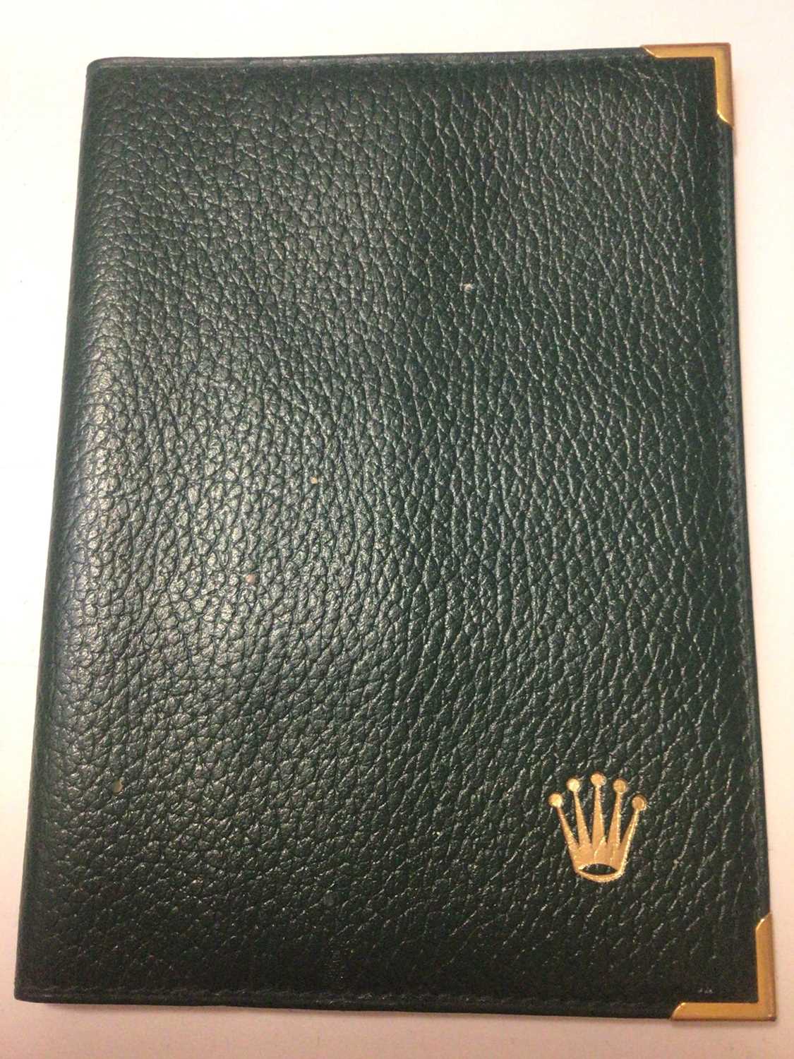 Vintage Rolex wallet with logo