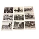 Lot Nazi propaganda photographs 1930s-1940s including rallies, Nazi Cossacks etc (17)