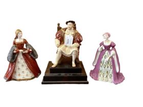 Wedgwood set of Henry VIII and his six wives