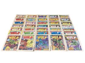 Quantity of Marvel Comics Hulk Comic Weekly (1979/80) together with Marvel Comic Weekly (1979)