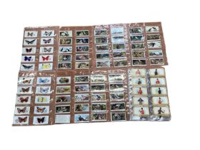 Stamps, postcard and cigarette card selection