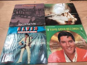 Vintage case of LP records including Lindisfarne, Lene Lovich, Kraftwerk, Roxy Music, Soft Machine,