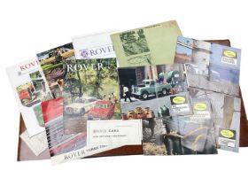 Collection of 1960s and 70s Rover and Land Rover sales brochures, price lists and related ephemera,