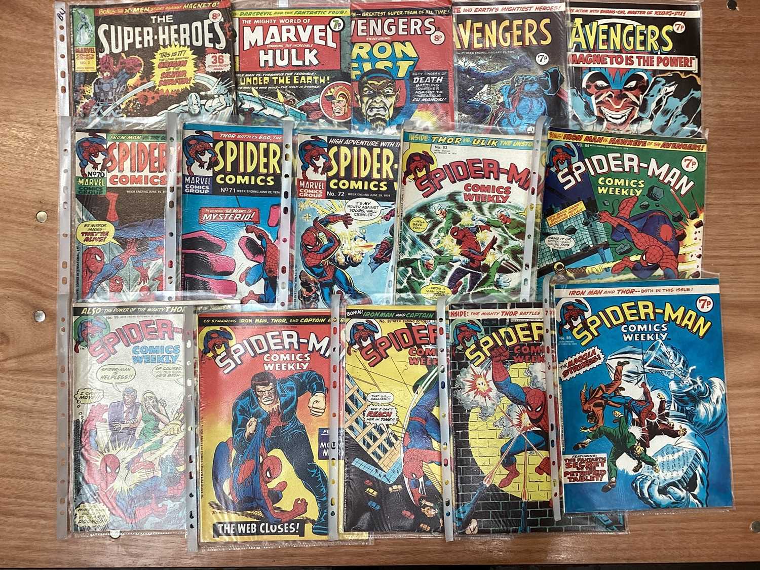 Quantity of Marvel Weekly Magazine's to include Spider-Man comics weekly, The Avengers, Marvel starr - Bild 4 aus 5