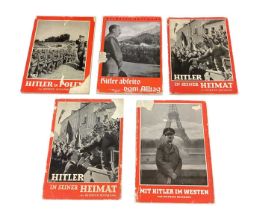 Five 1930s/1940s Heinrich Hoffmann Hitler propaganda books