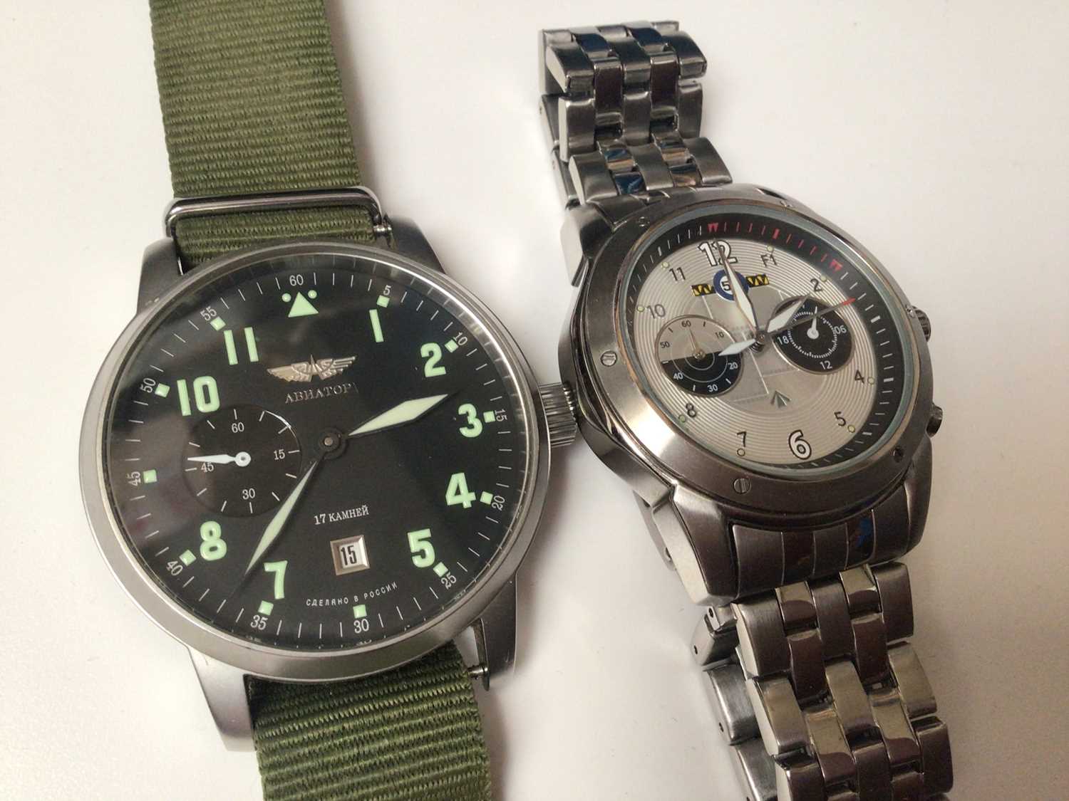 Group of six military style wristwatches - Image 6 of 7