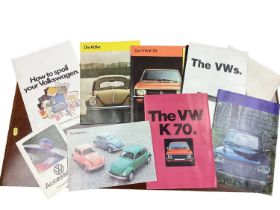 Collection of 1960s and 70s VW / Volkswagen sales brochures, price lists and related ephemera, to in
