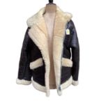 Vintage leather and sheepskin Irvin flying jacket