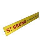 Large original enamel sign - 'St. Bruno - the most popular flake of all' - 229cm x 38cm