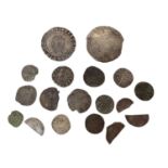 G.B. - Mixed silver hammered coins to include Elizabeth I Shilling m/m Tun 1592-5 GF-AVF, Charles I