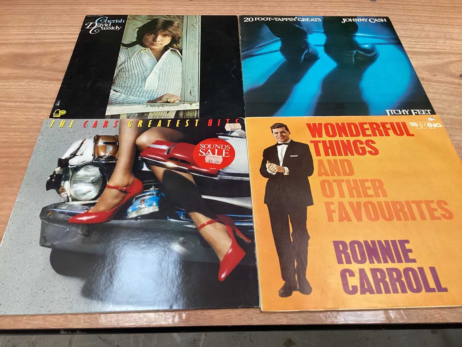 Four retro storage units of LP records including The Cars, Johnny Cash, Chairman Of The Board, Floyd - Image 2 of 33