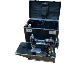 Rare Singer 222K electric sewing machine in case