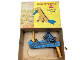 Diecast Dinky Super Toy Elevator Loader 964 boxed and a selection in unboxed Dinky, Corgi and Matchb