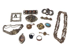 Group of antique and later jewellery